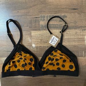 MADEWELL spotted bra 🐆